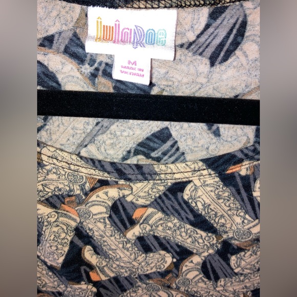LuLaRoe Cowboy boot Irma Tunic MEDIUM - Picture 6 of 8